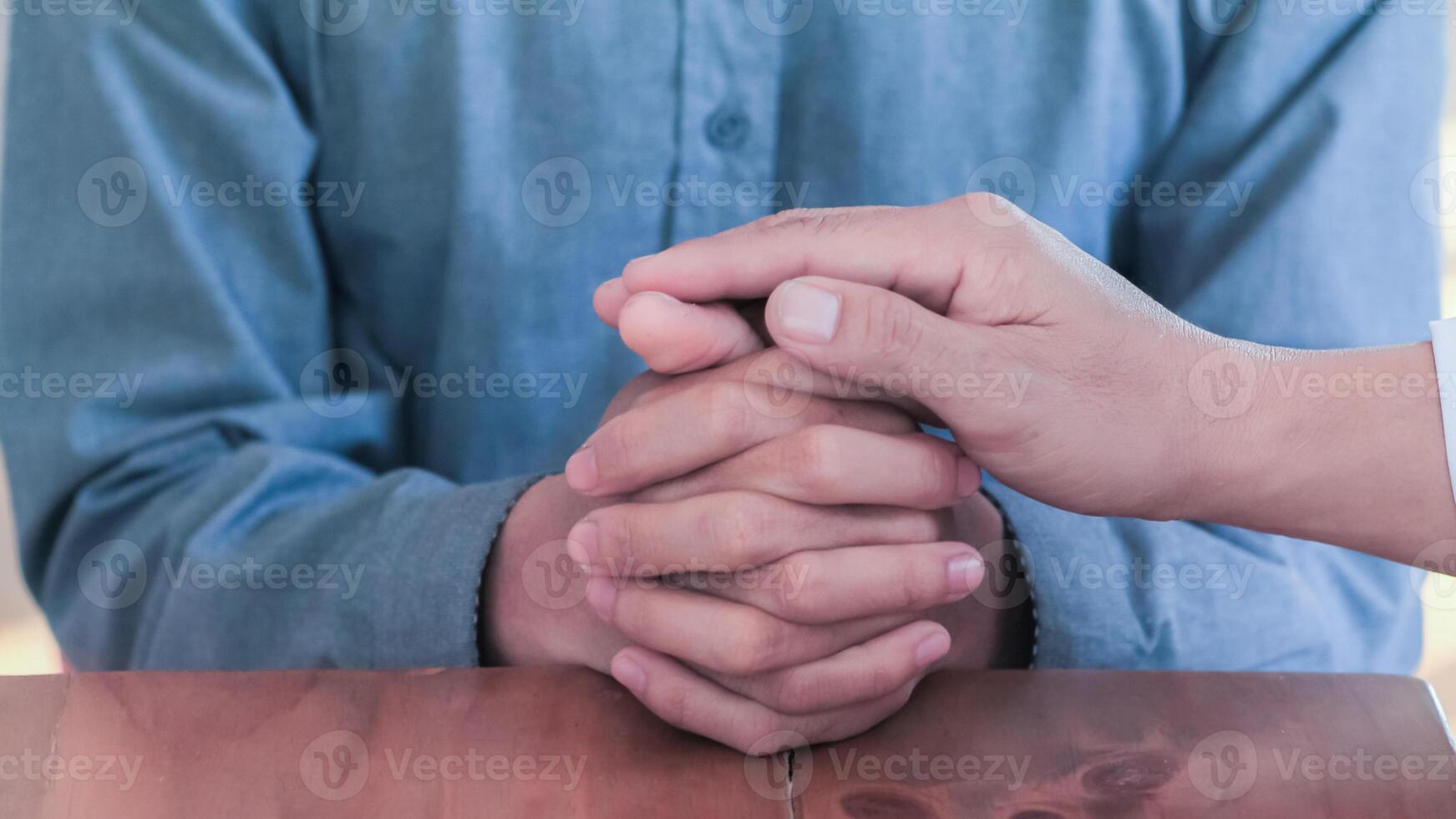 Blurred images,The doctor is examining the health of patients and is a consultant for health care after the examination to strengthen the body. photo