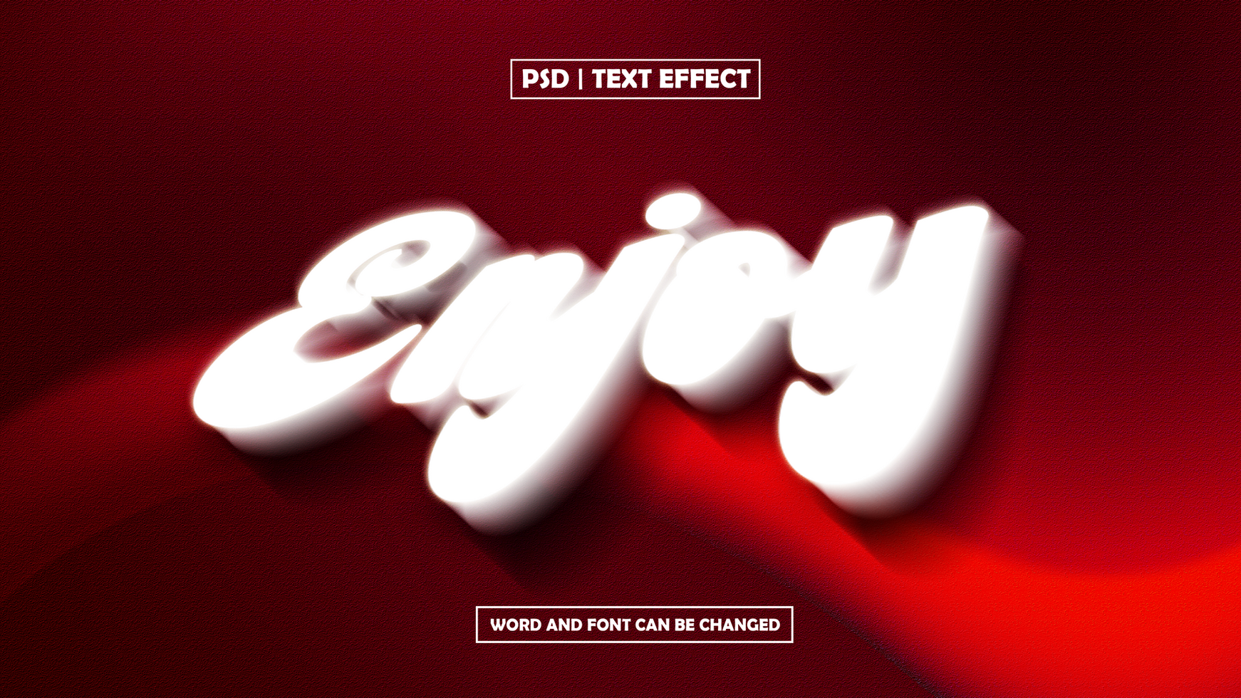 Enjoy Editable Text Effect psd