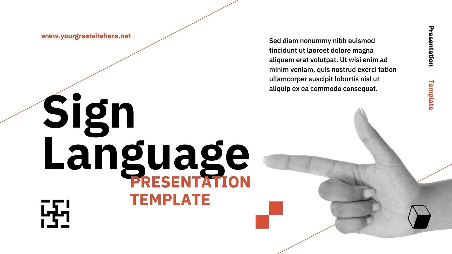 Sign Language Presentation Template