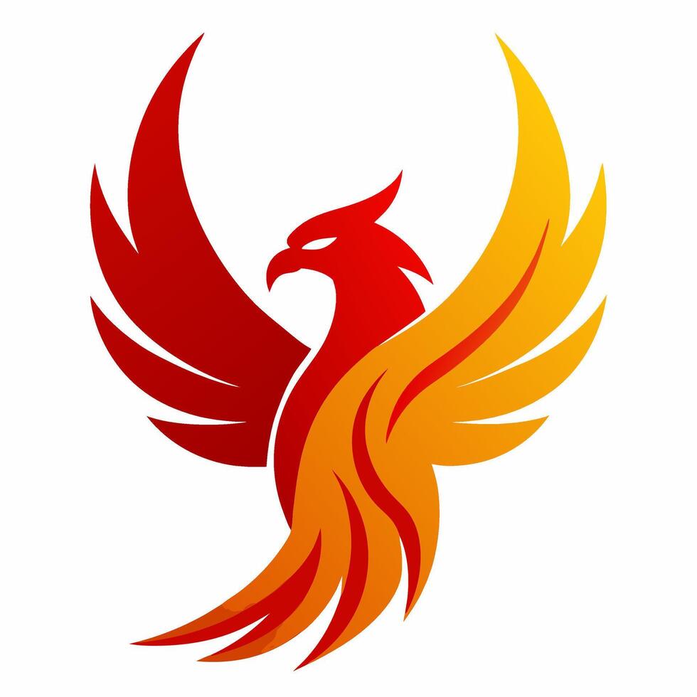 Phoenix Logo Design Illustration vector