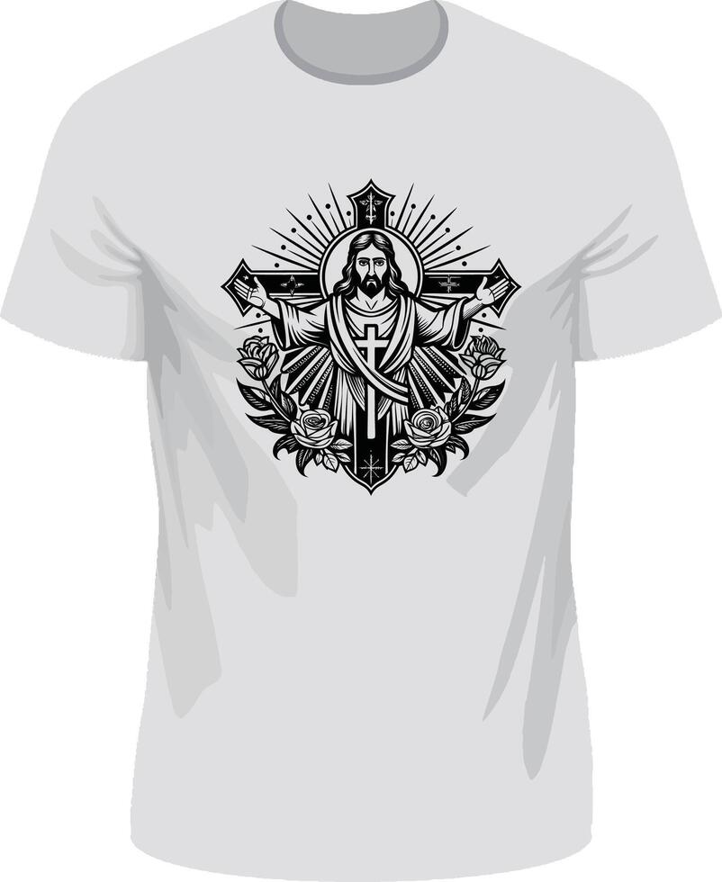 jesus christ t shirts vector