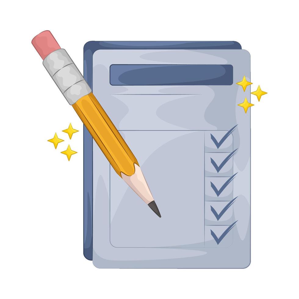 Task Checklist with All Checked vector