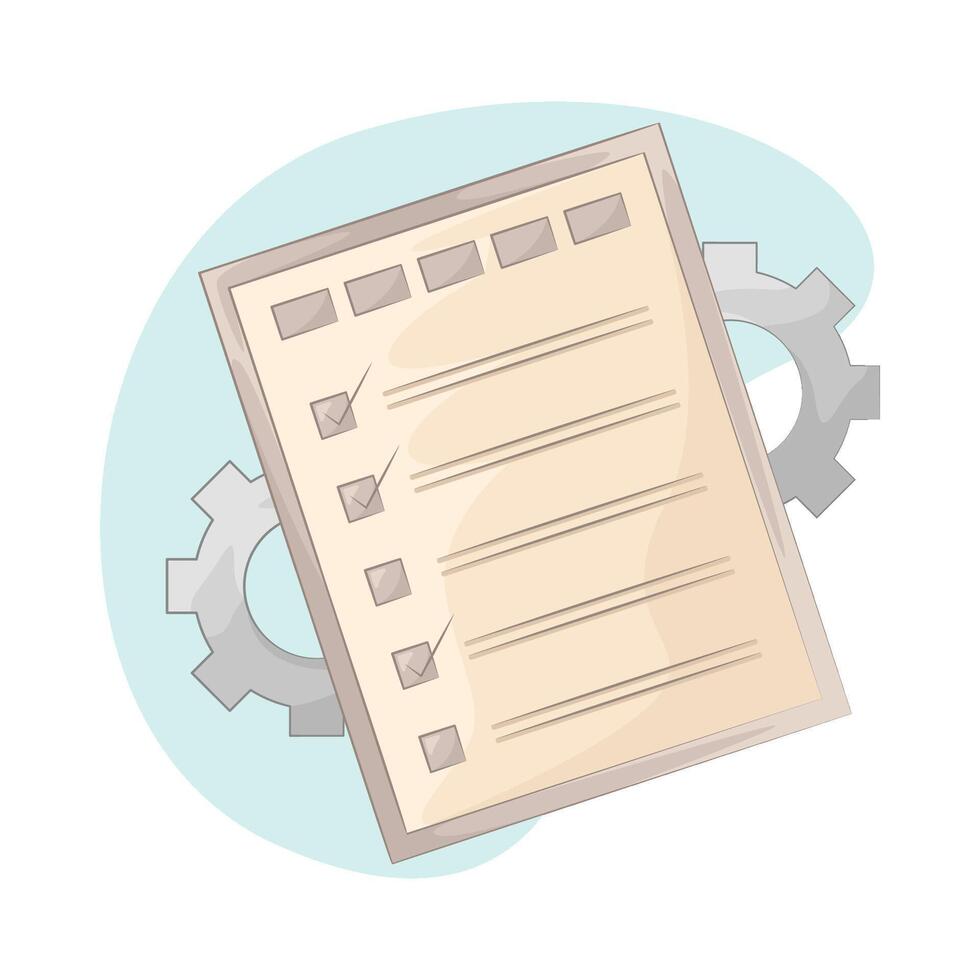 Task Completed and Marked Clearly vector