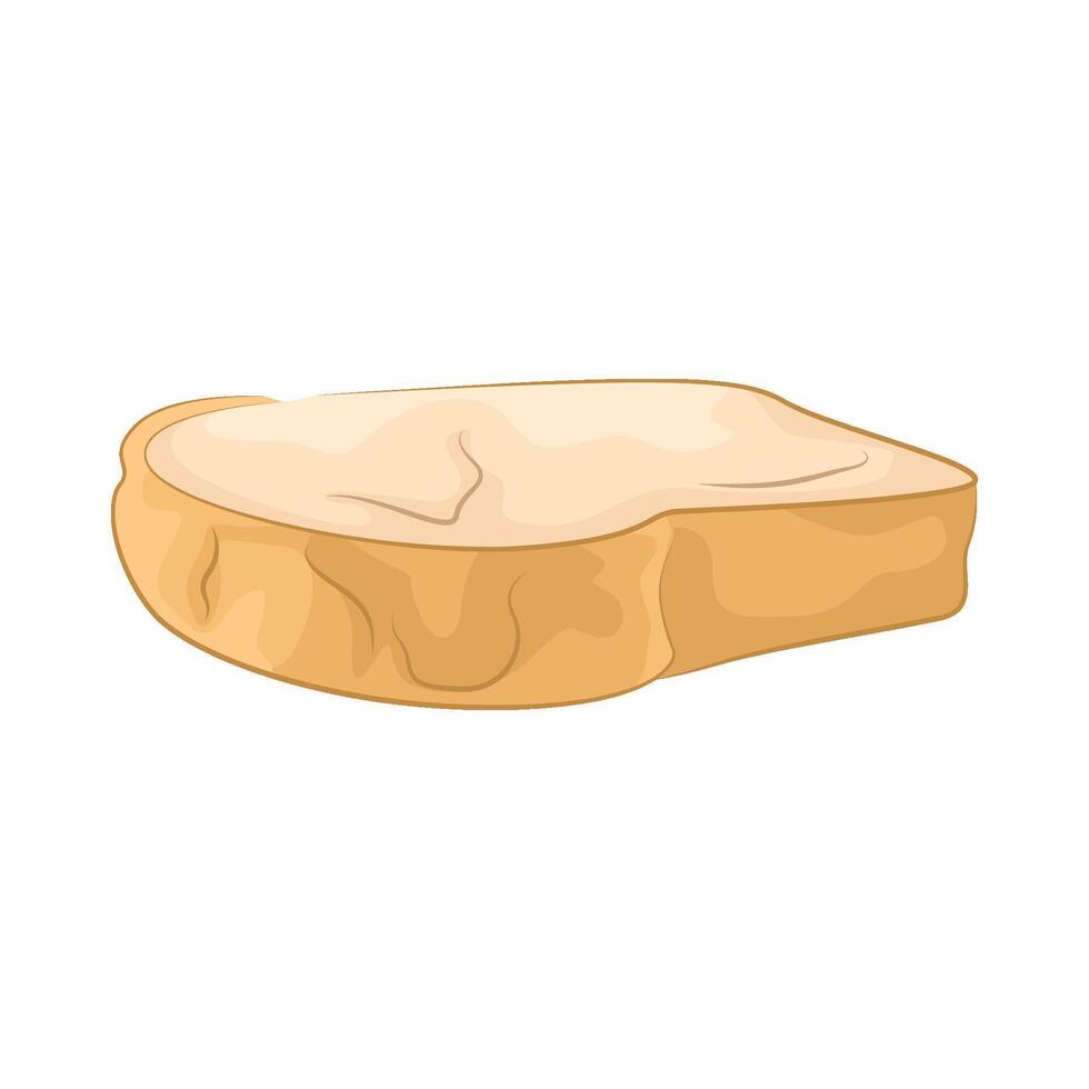 bread slice illustration vector