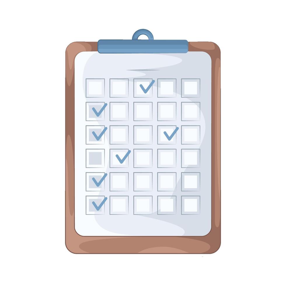 Confirmed Task with Check Mark vector