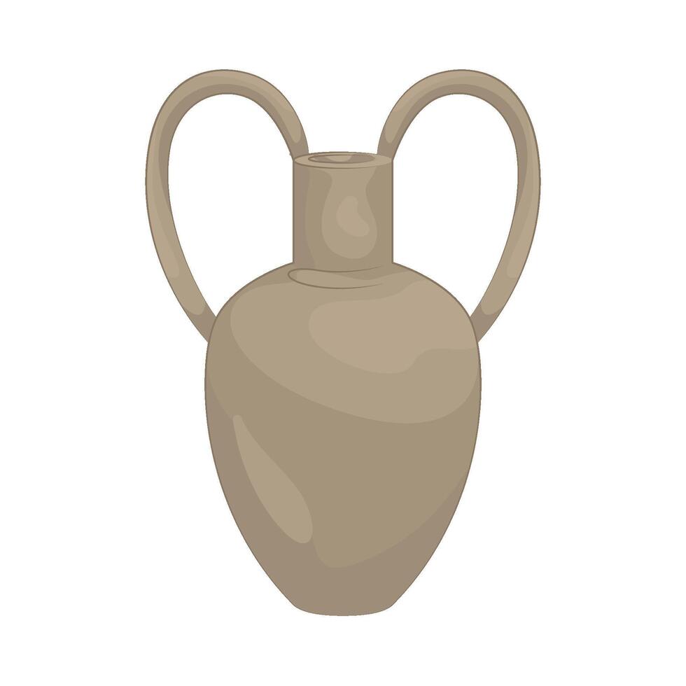 Solid Ceramic Vase vector