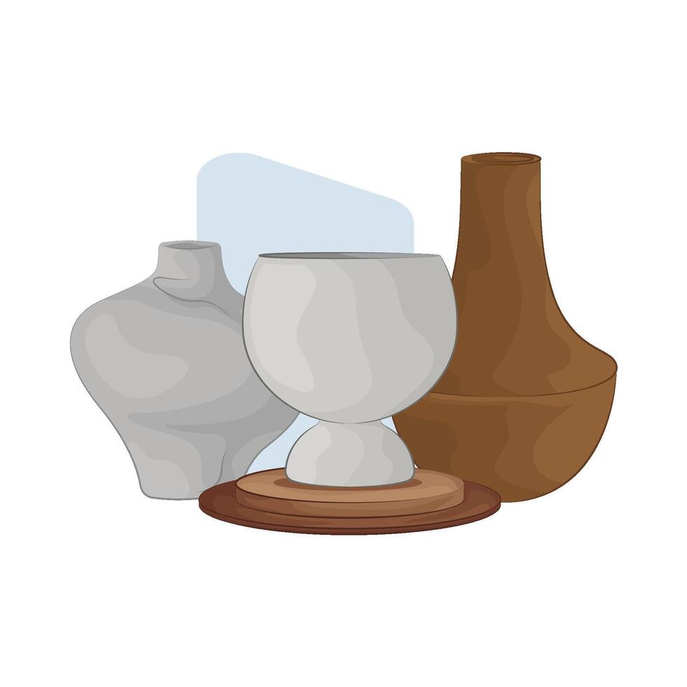 Elegant Floral Centerpiece Vase vector