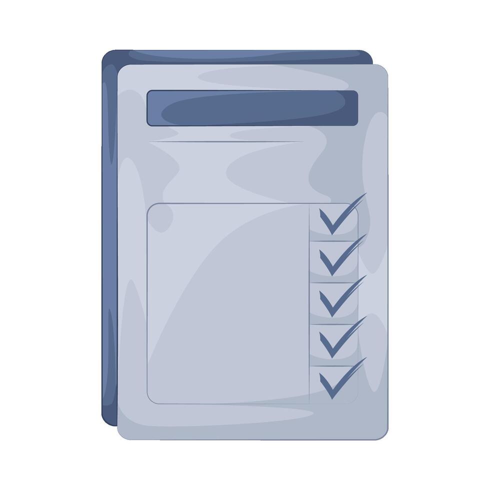 Task Checked and Marked Done vector