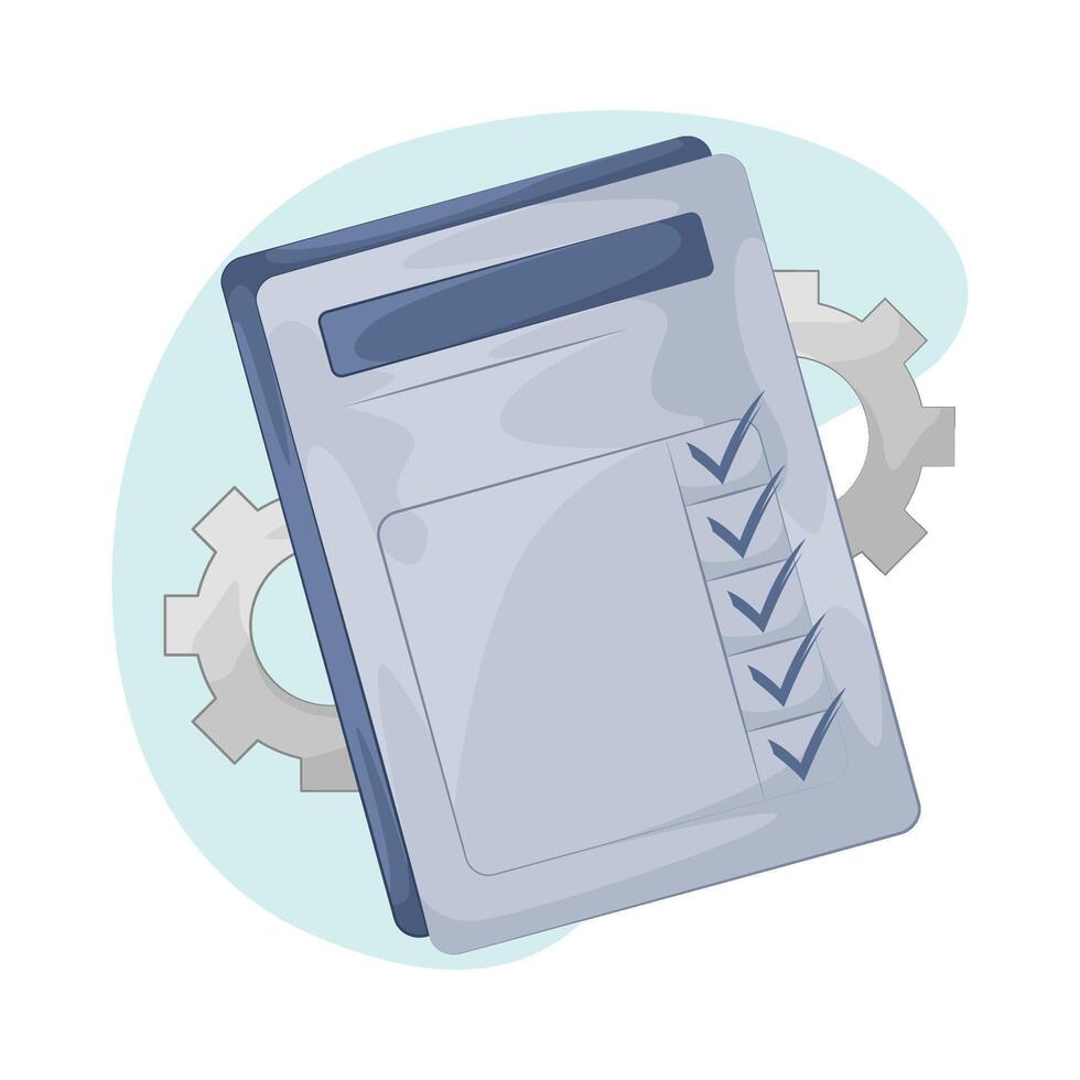 Verified Task with Green Check vector
