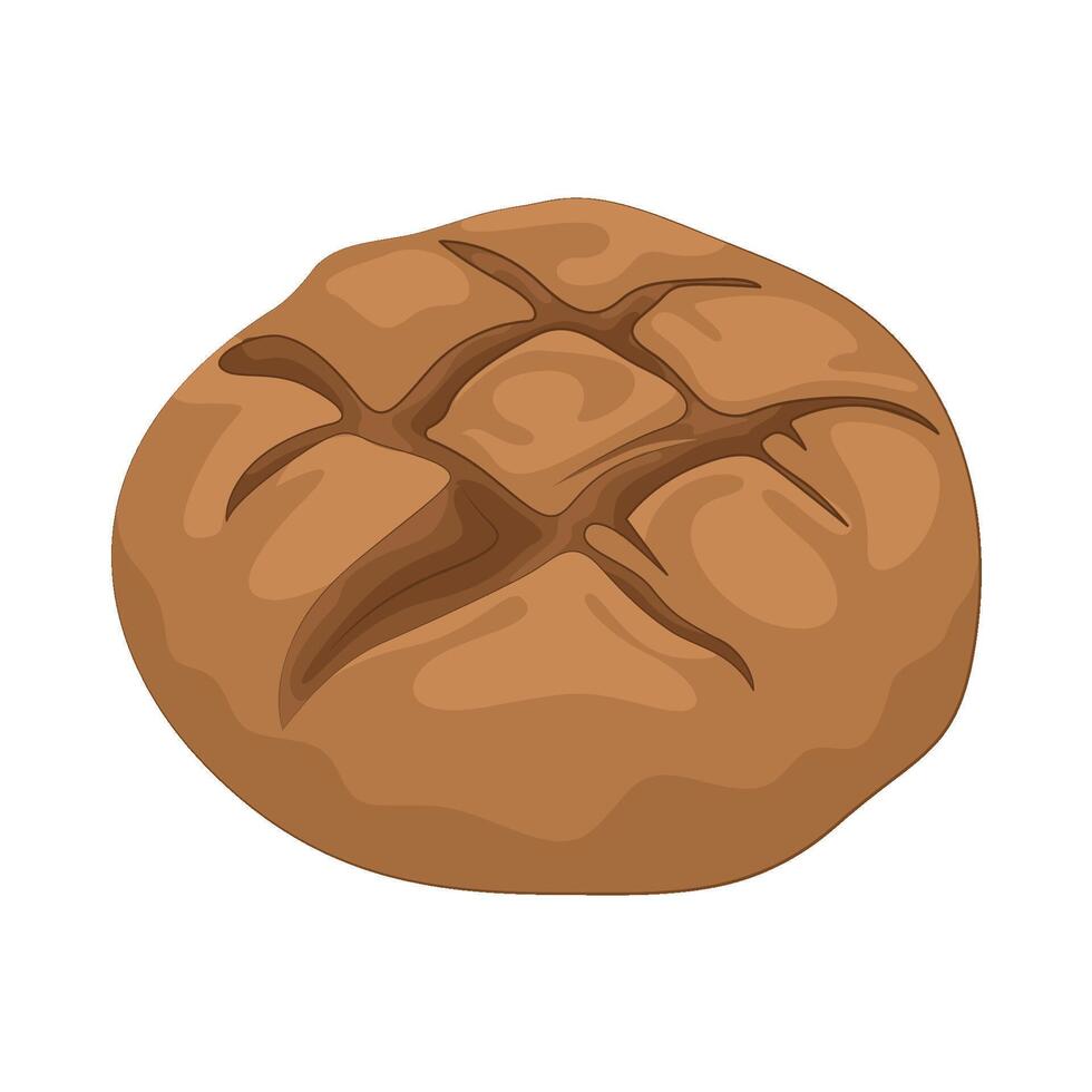 Freshly Baked Sourdough Bread vector