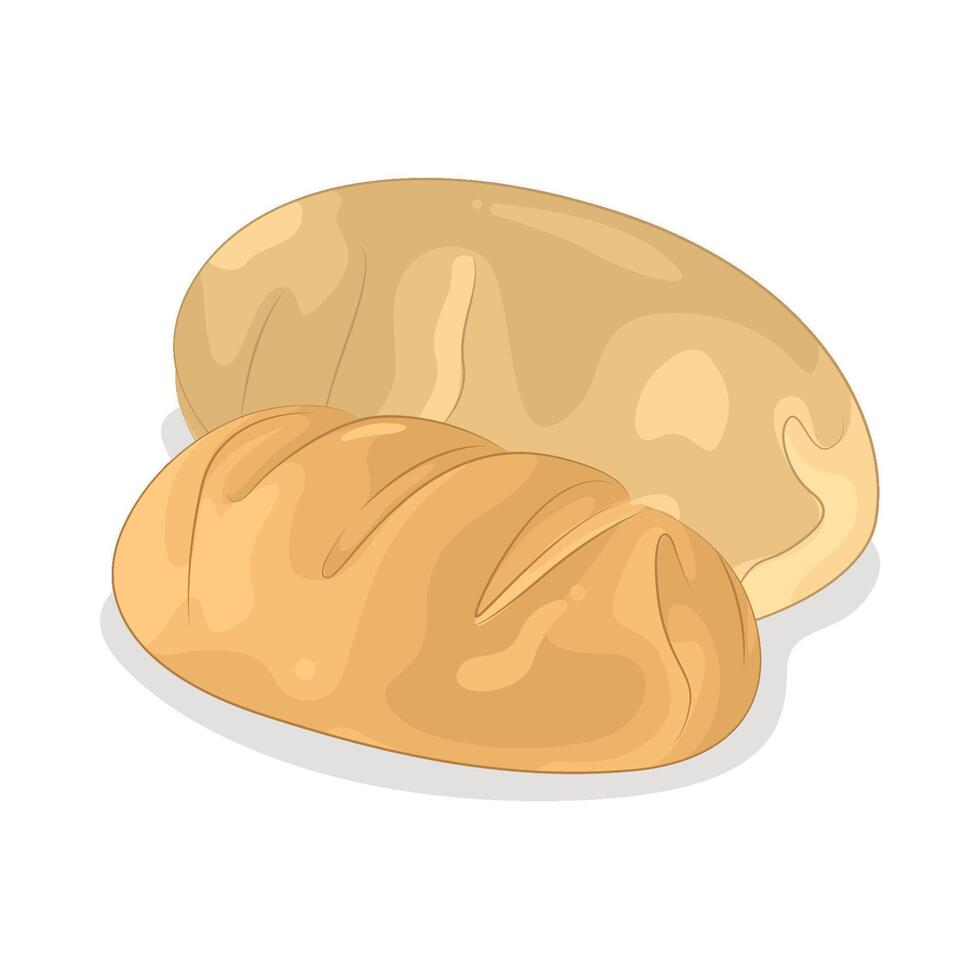 Two Breads Without Filling vector