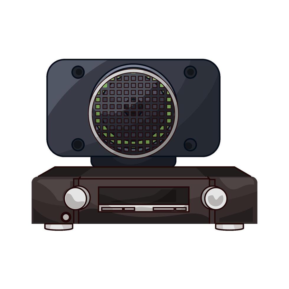 Enjoy Music With DVD Player vector