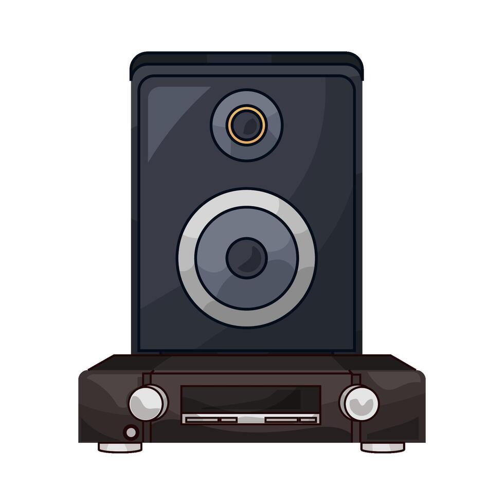Elegant Speaker Design Quality vector