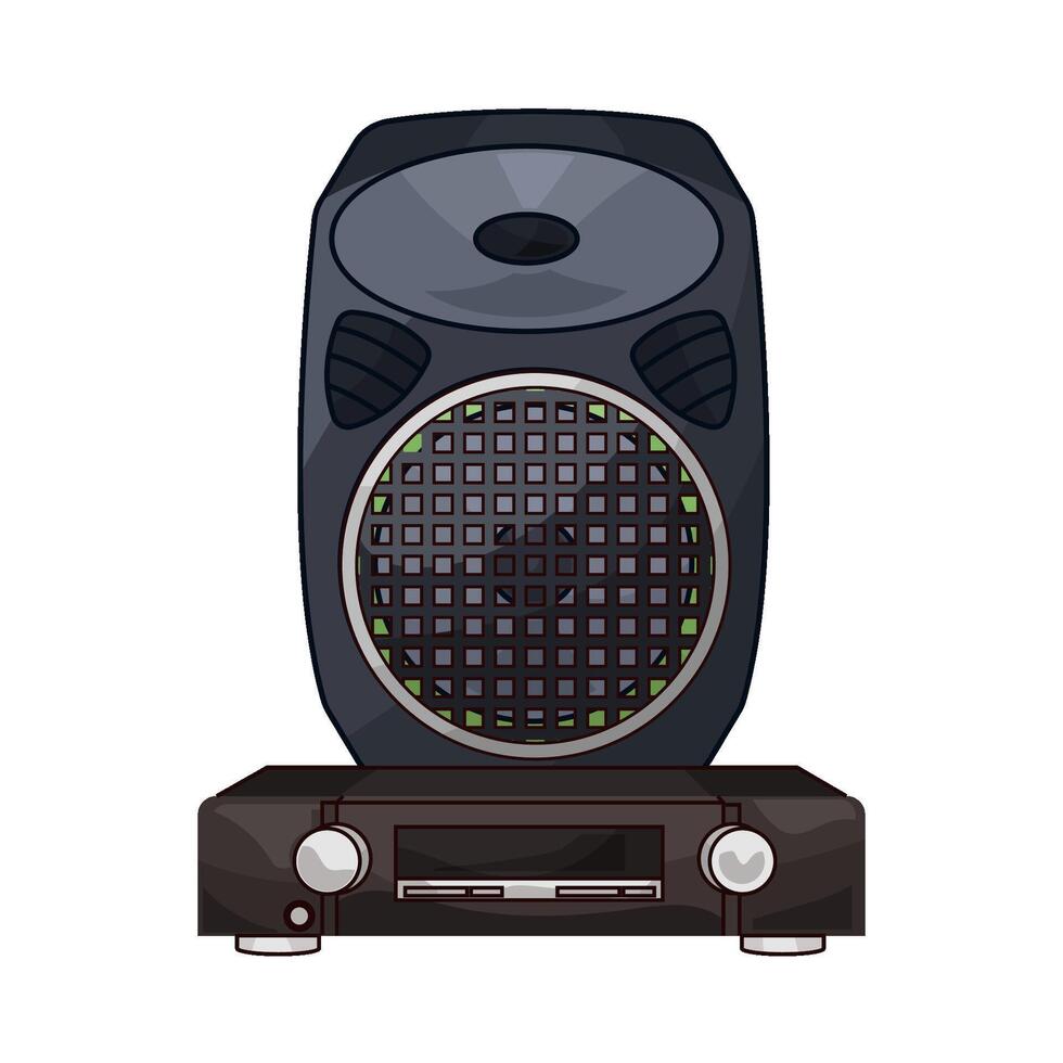 Sound Quality Portable Speaker vector