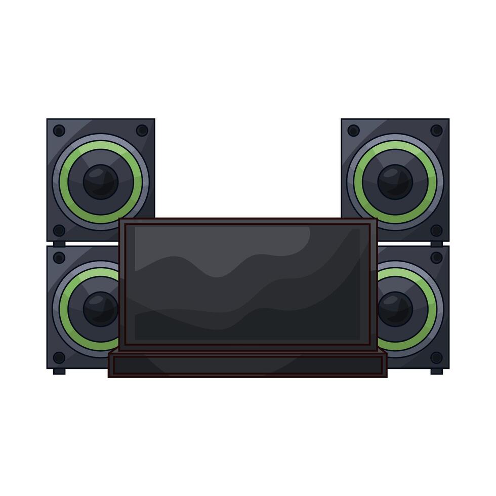 Elegant Minimalist Speaker Design vector
