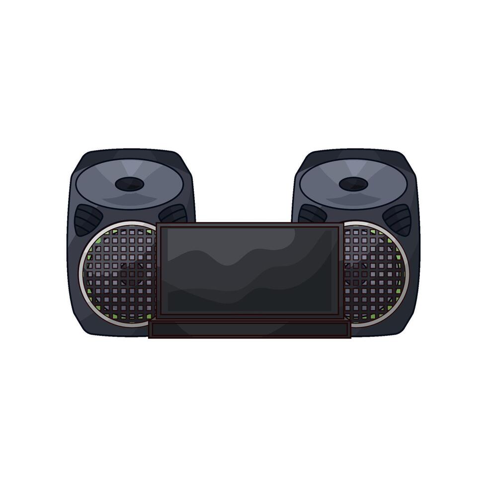 Modern Classic Speaker Design vector