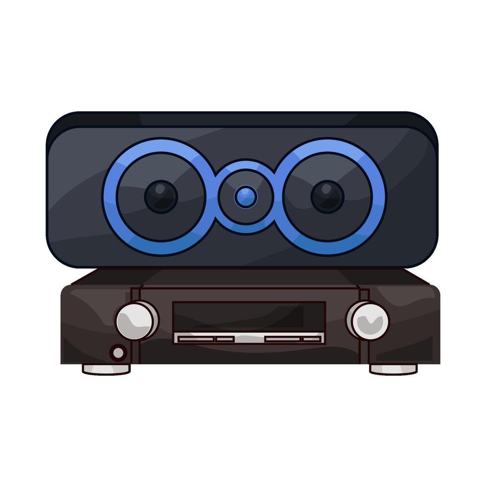 Home Audio DVD System vector