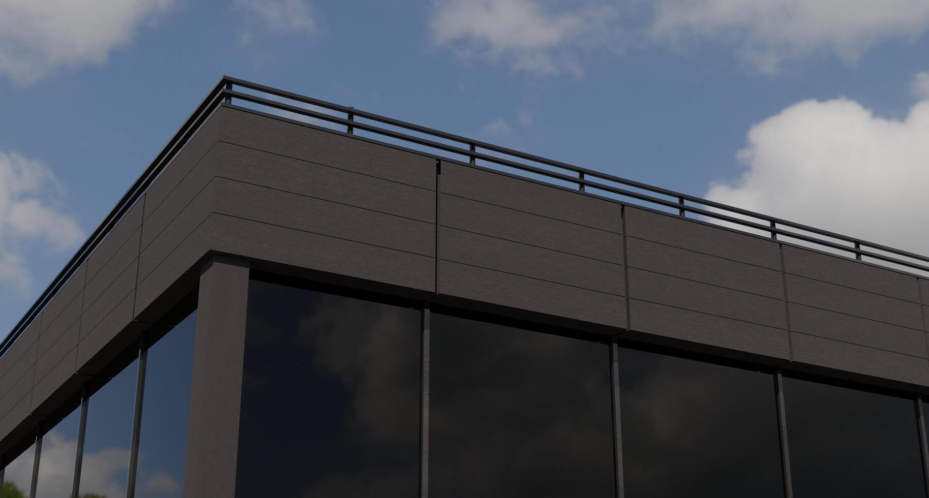 Building Mockup in 3D photo