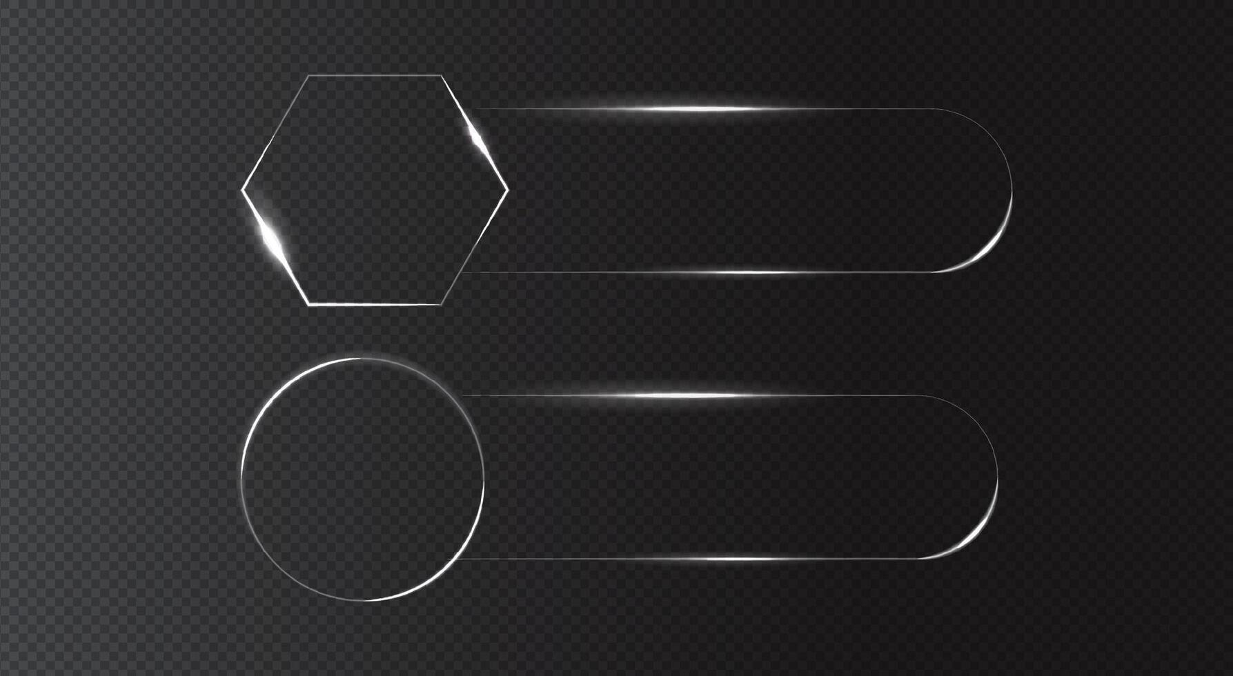 Featuring UHD glass textures and minimalist modern tech style, graphic is ideal for cutting-edge digital designs. Enhance projects with a sharp, high-resolution look. vector