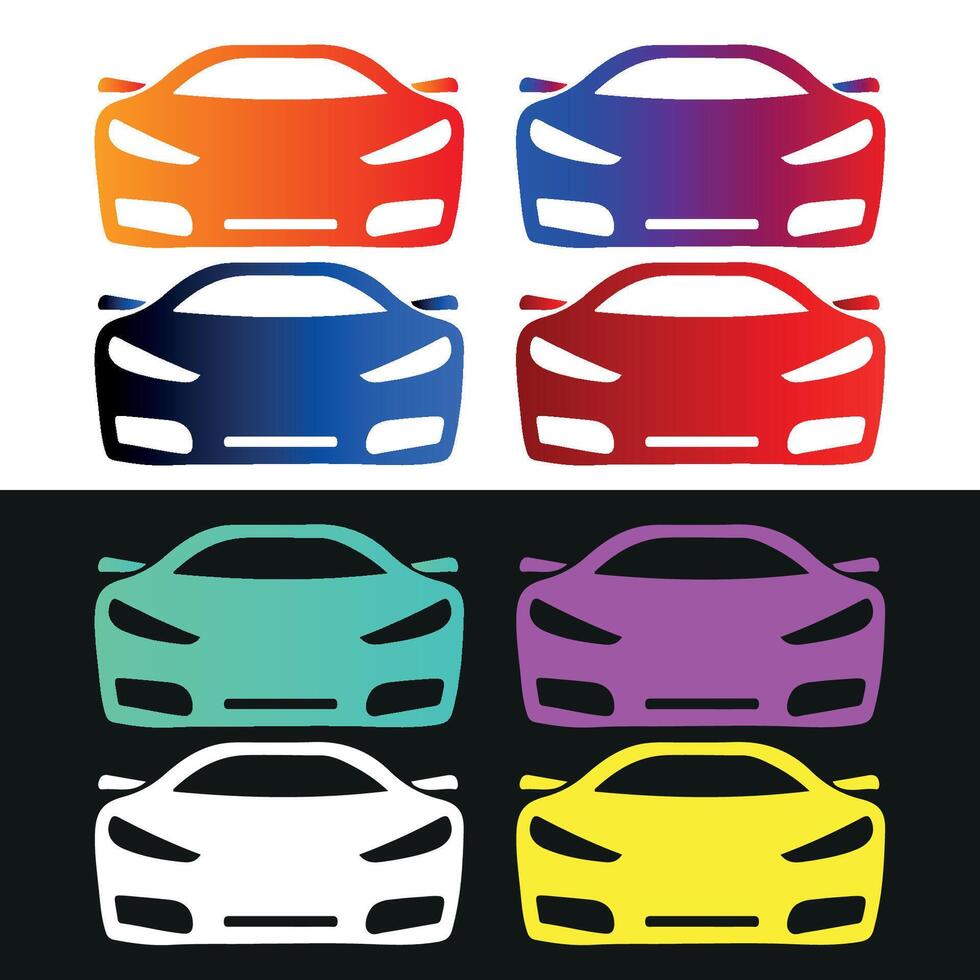 Luxury car icon vector