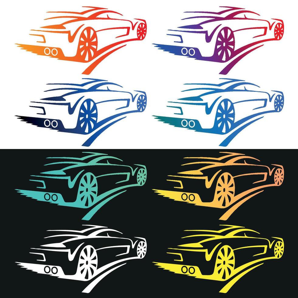 Luxury car icon vector