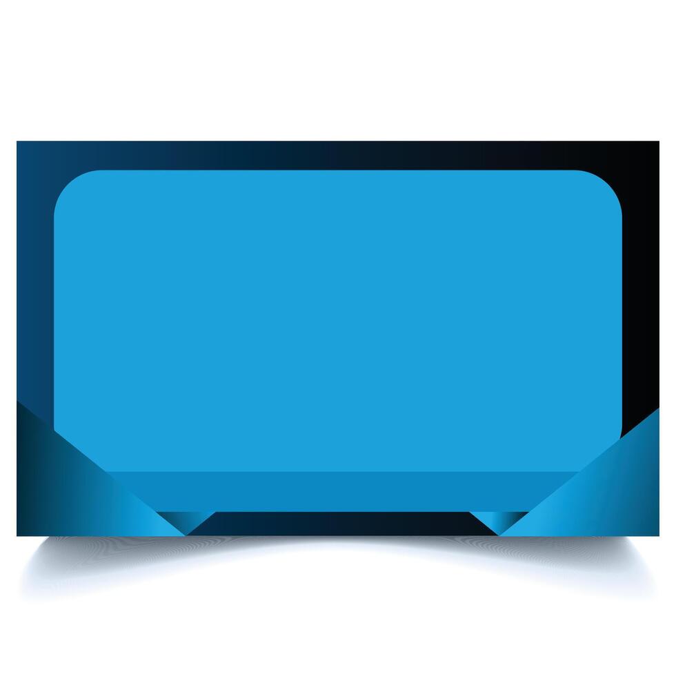 Blue Business Card and others background. Dark blue template vector