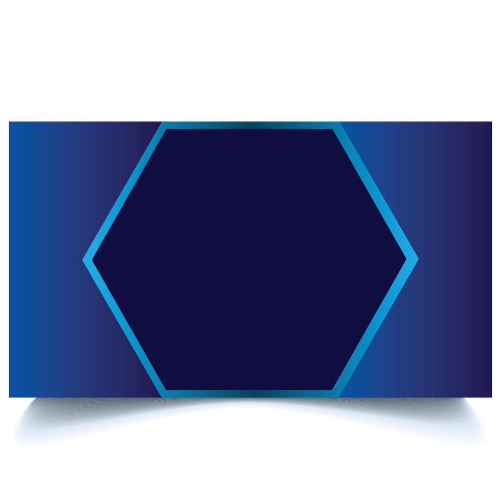 Luxury gradient Blue Business Card and others background. Dark blue template vector