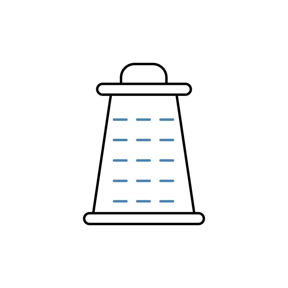 grater concept line icon. Simple element illustration. grater concept outline symbol design. vector