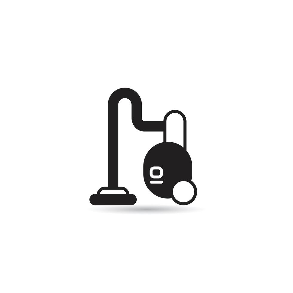 vacuum cleaner icon on white background vector