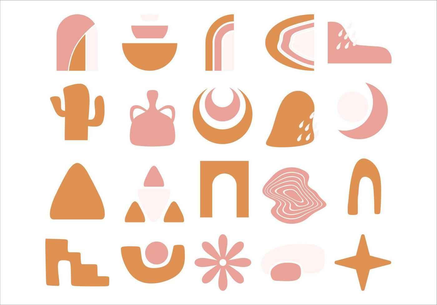 Abstract Decorative Element Set vector