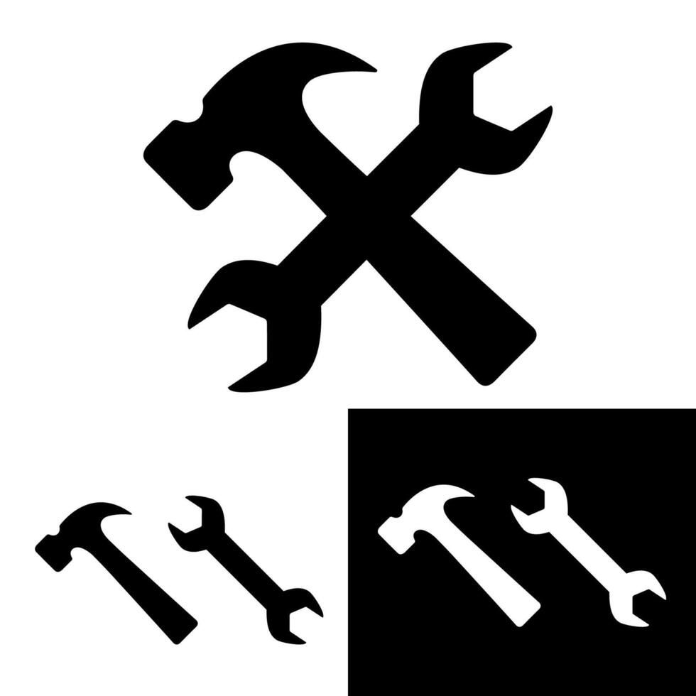 Tool repair icon Graphics vector