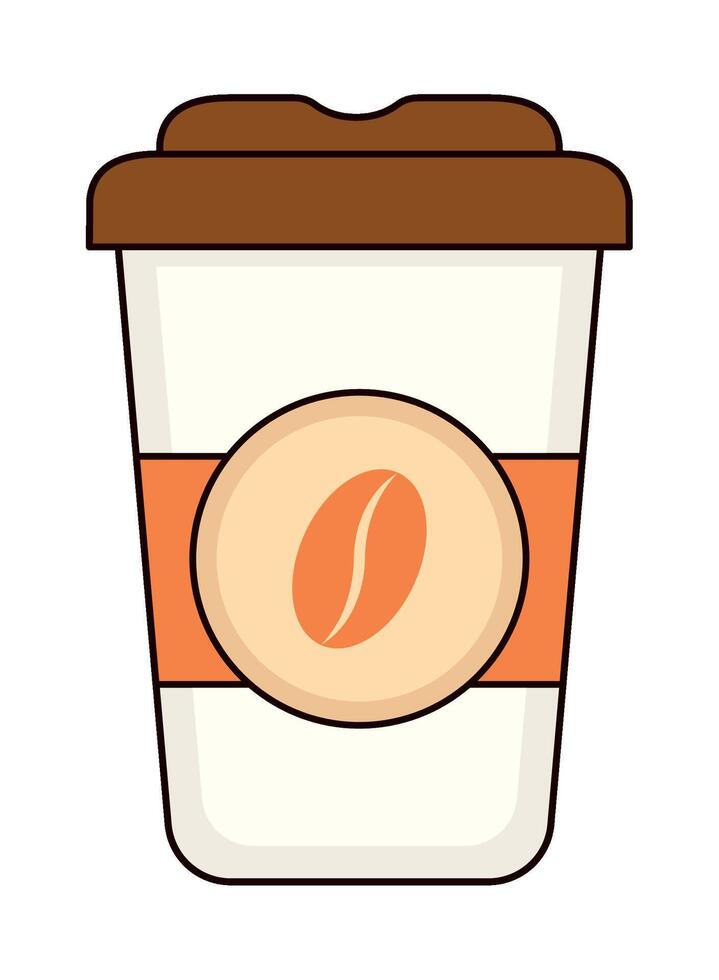 Coffee cup icon illustration design vector