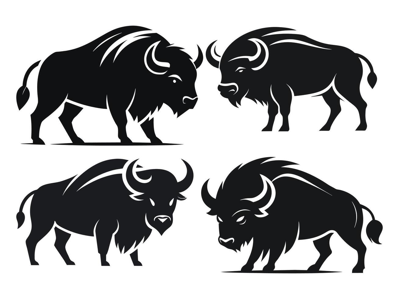 Animals logo illustration vector