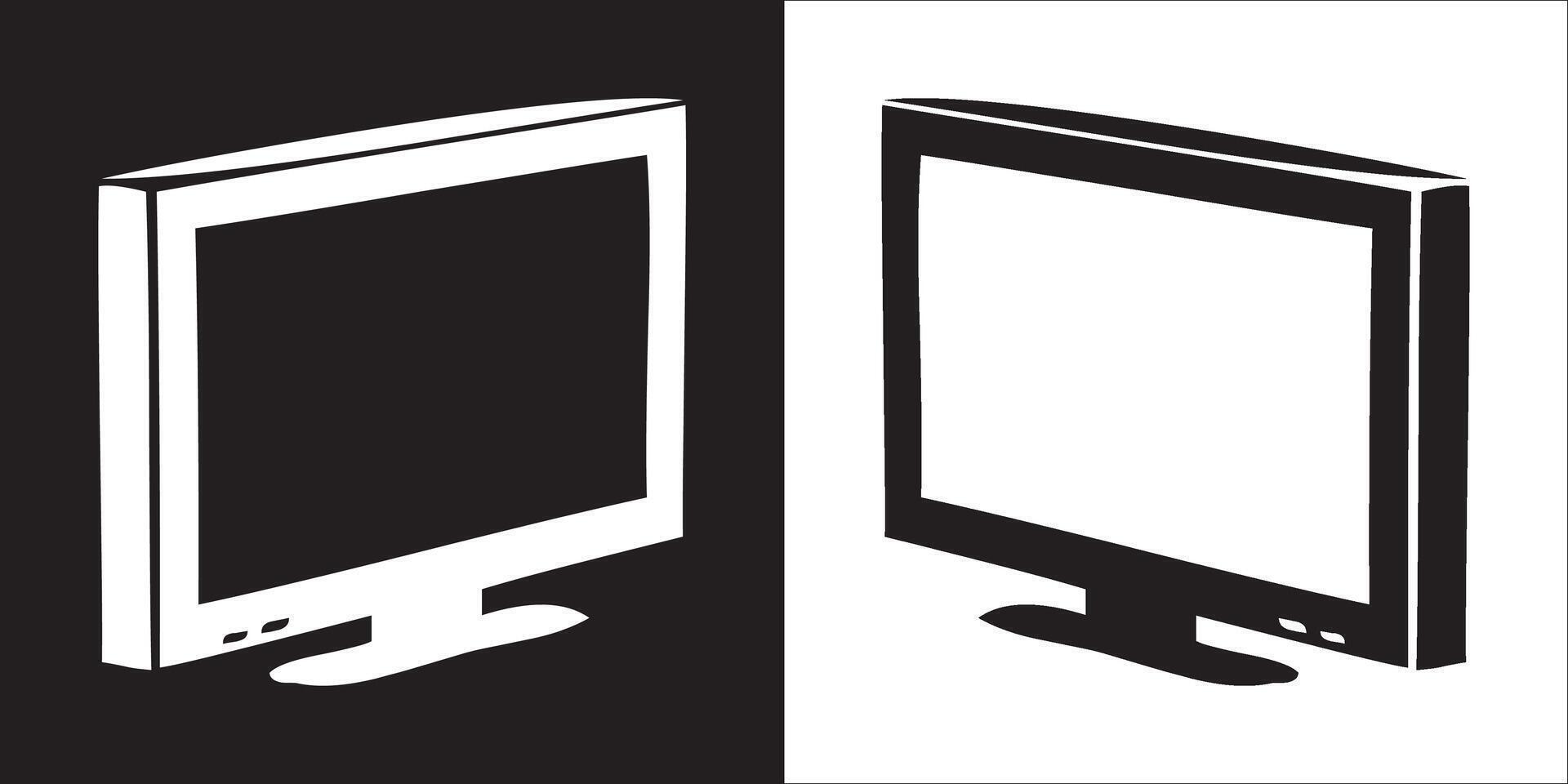 Illustration graphics of television icon vector