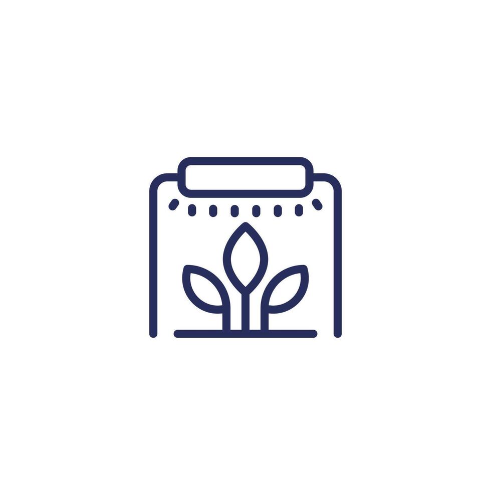 phytolamp line icon on white vector