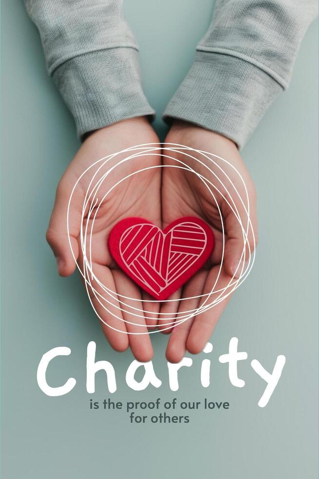 Quotes About Charity Graphic Template