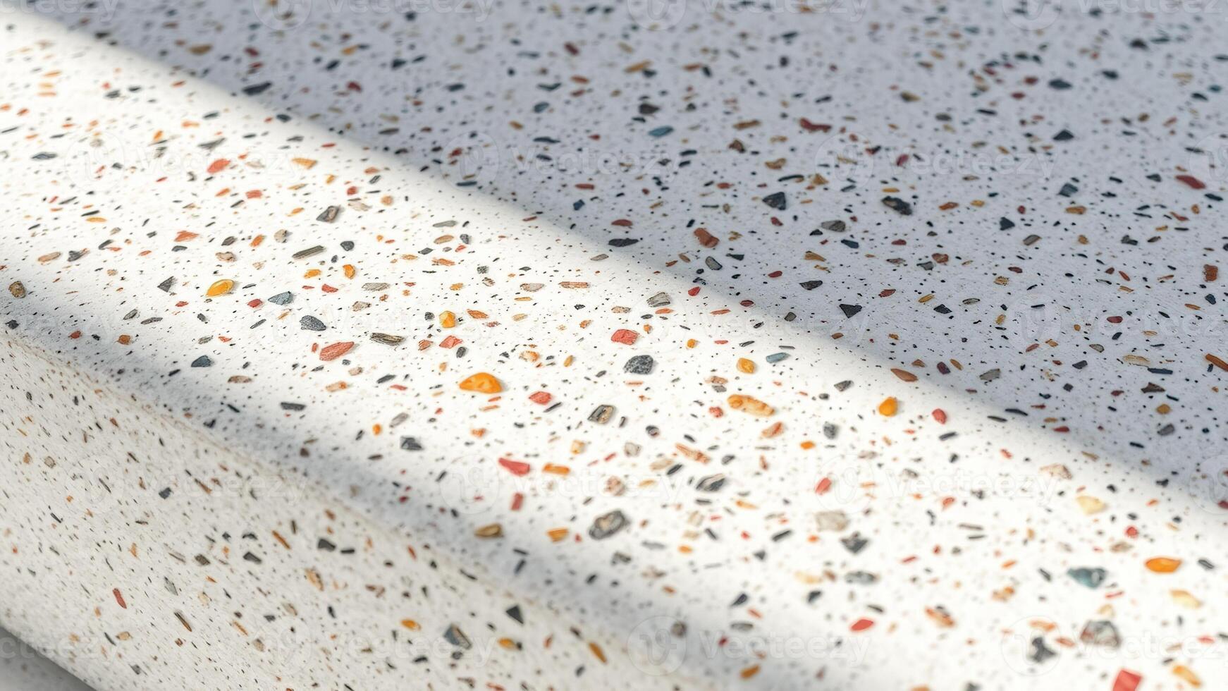 Terrazzo Texture with Diagonal Shadow photo