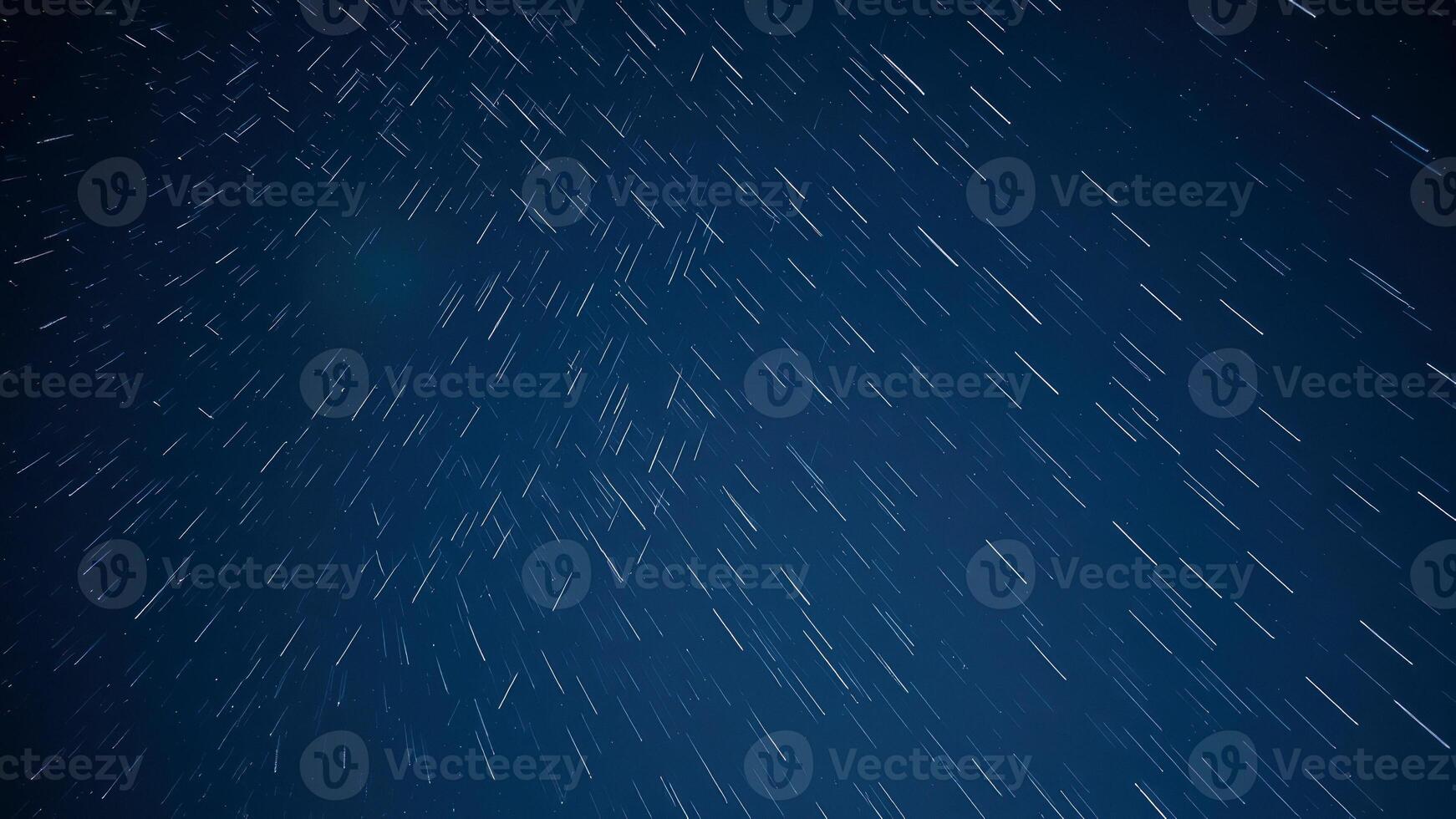 Star Trails in the Night Sky photo