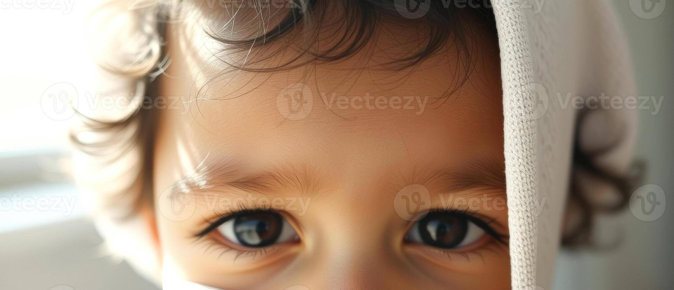 Close Up of a Child's Eye photo
