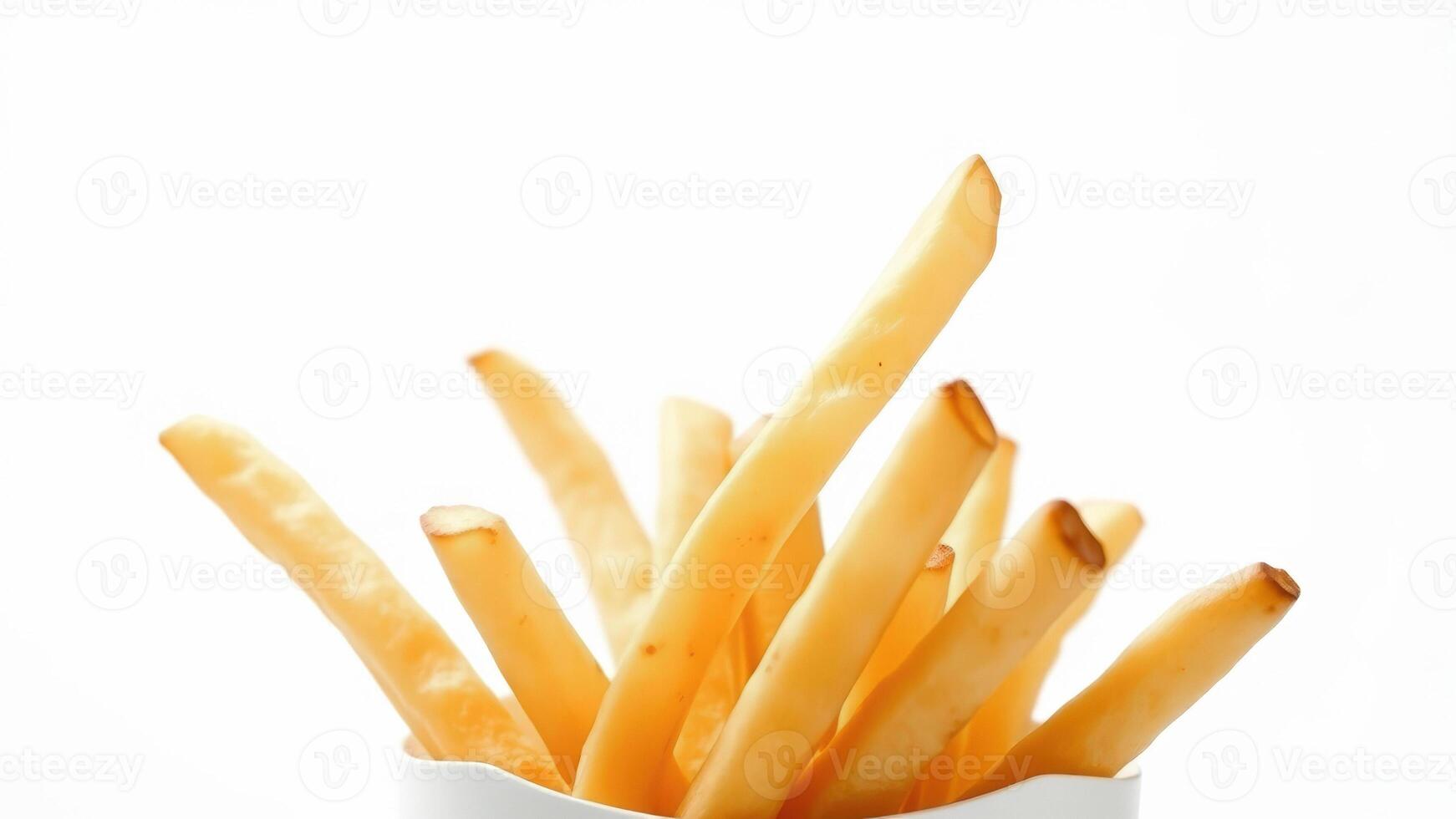 Close up of Golden French Fries photo