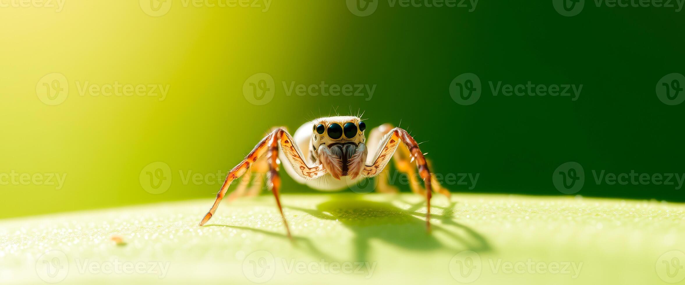 Jumping Spider Macro Close-up photo