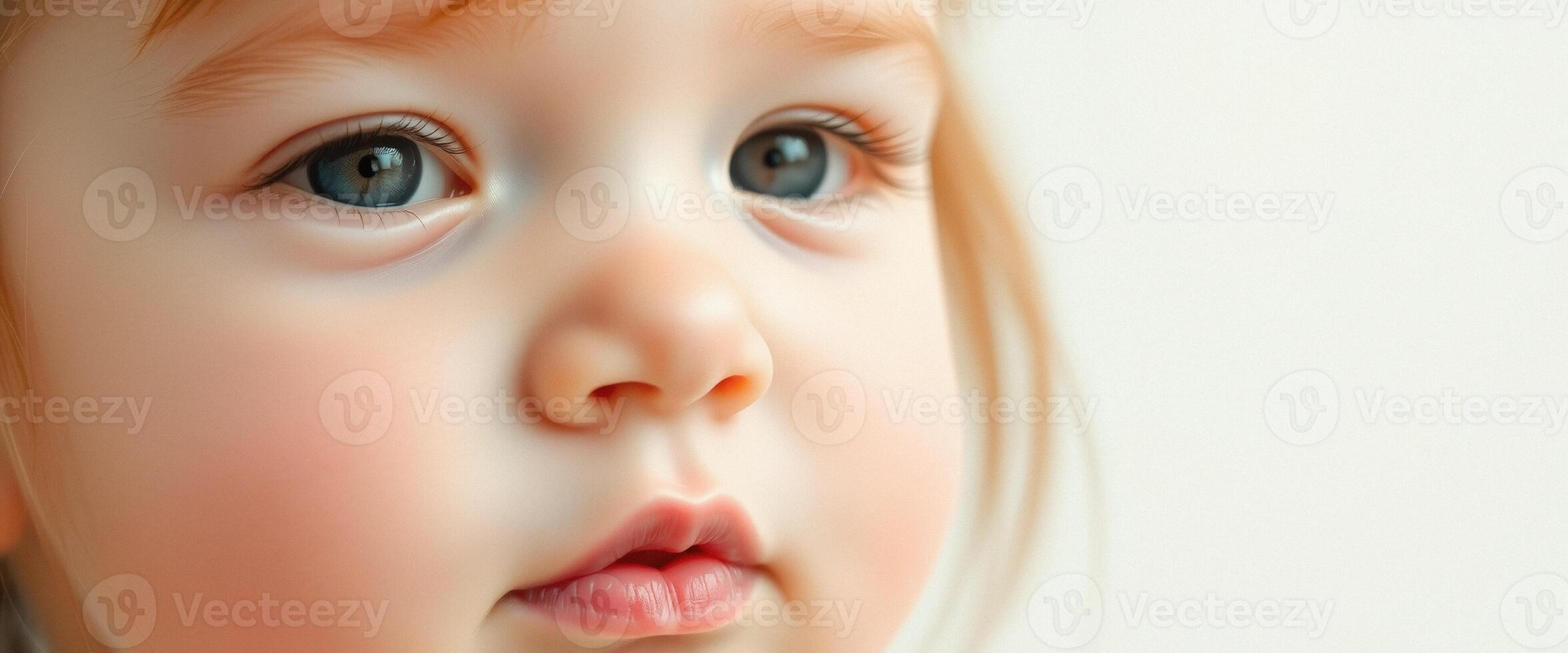 Closeup of a Baby's Face photo
