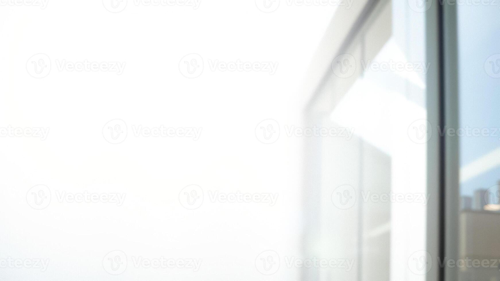 Blurred Window with Sunlight photo