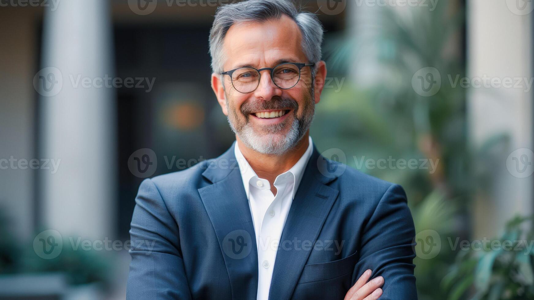 Portrait of a confident businessman photo