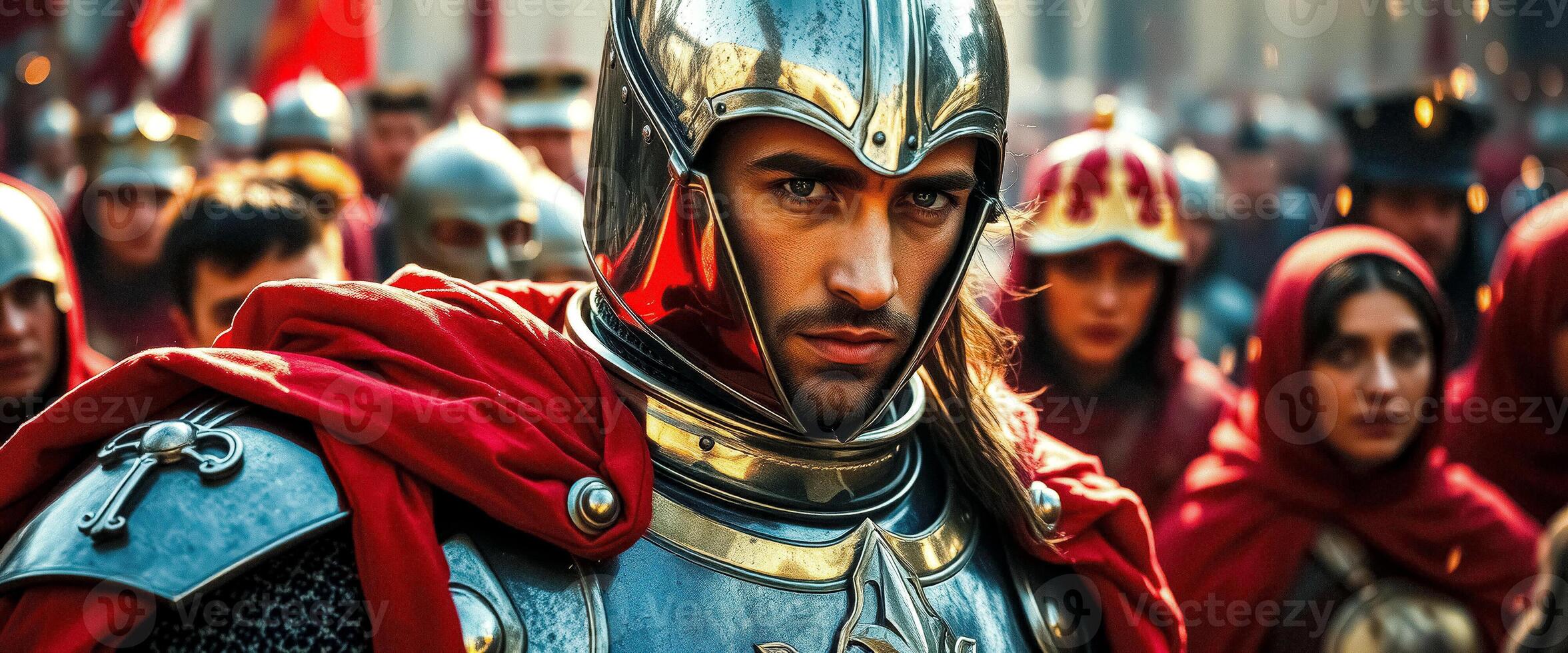 Knight in shining armor photo
