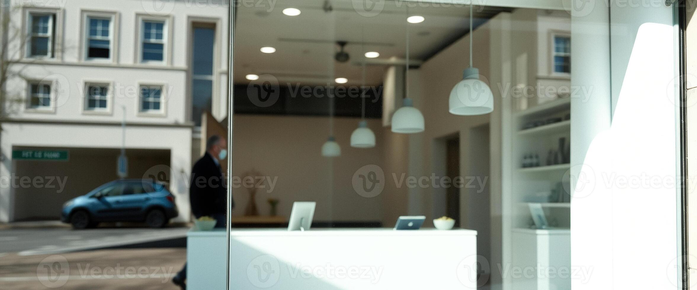 A Reflection of a Modern Business Interior photo