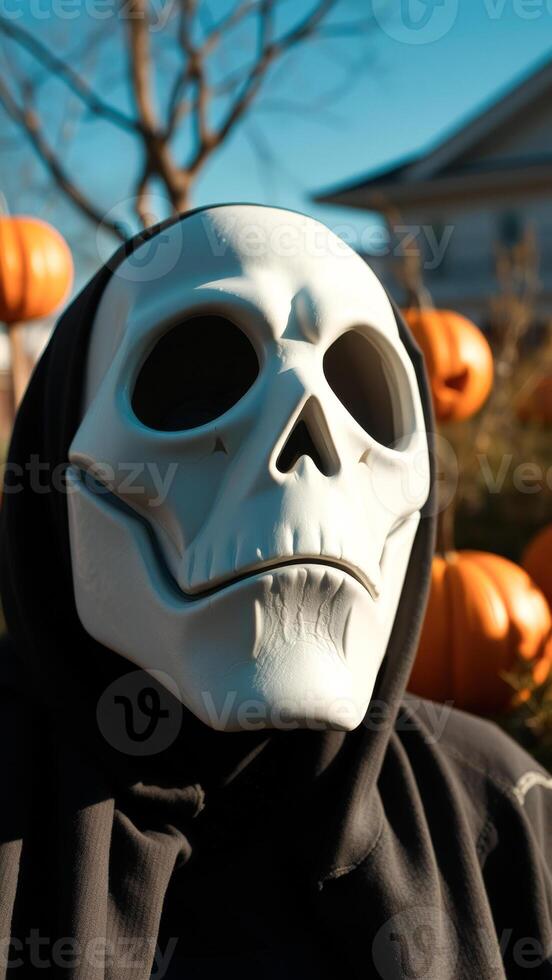 Halloween Skull Mask photo
