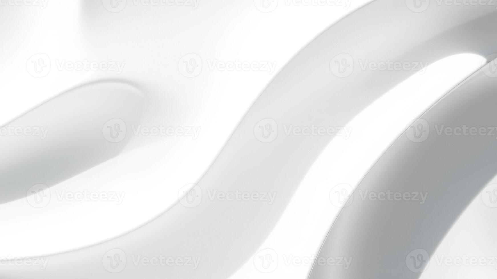 Abstract White Background with Curved Lines photo