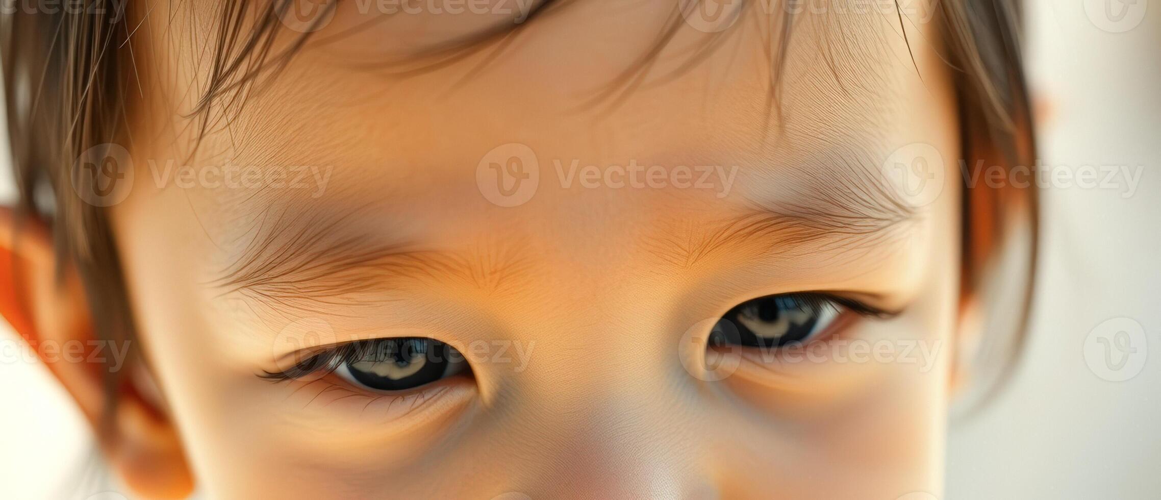 Close-up of a child's eye photo