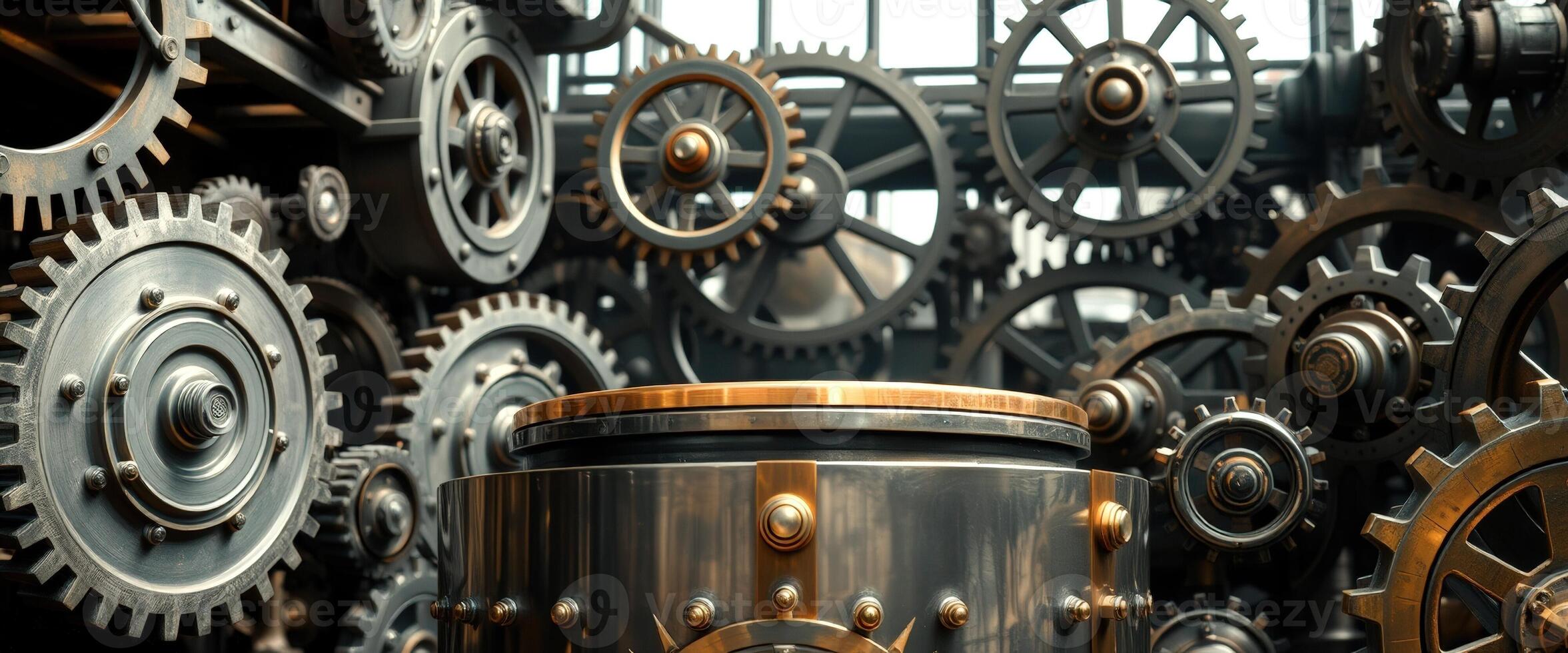 Steampunk Gears and Cogs photo